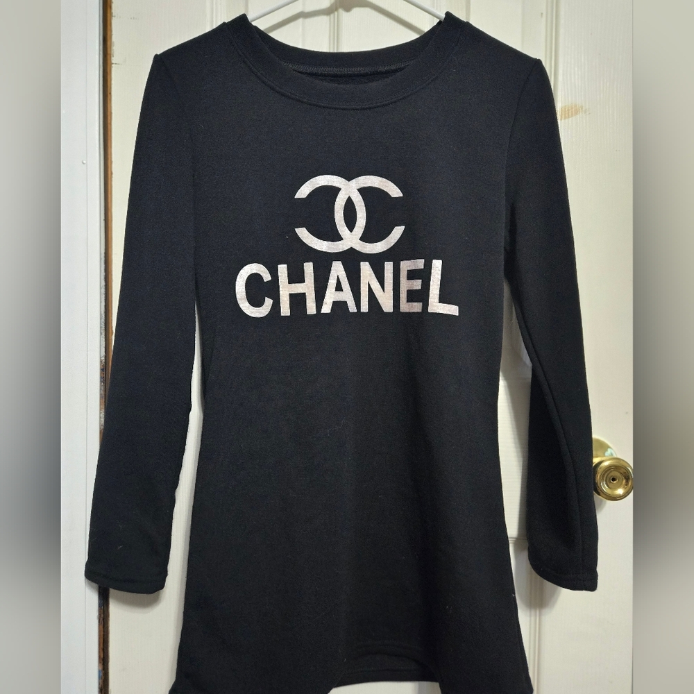 CC Print Long Sleeve Cozy Sweater SZ XS / S
